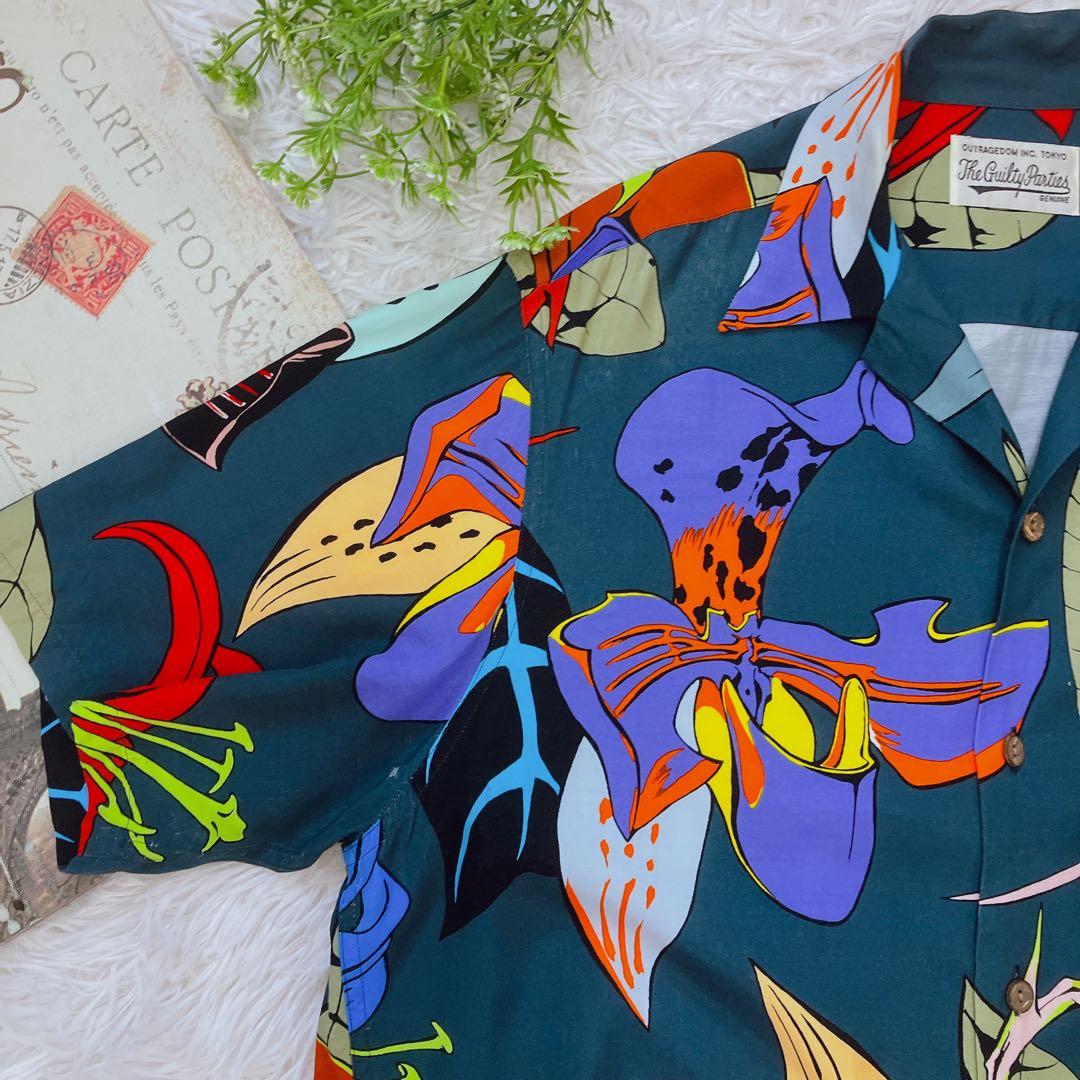 WACKO MARIA 開襟シャツ 21ss 天国東京百花図 ワコマリア アロハ