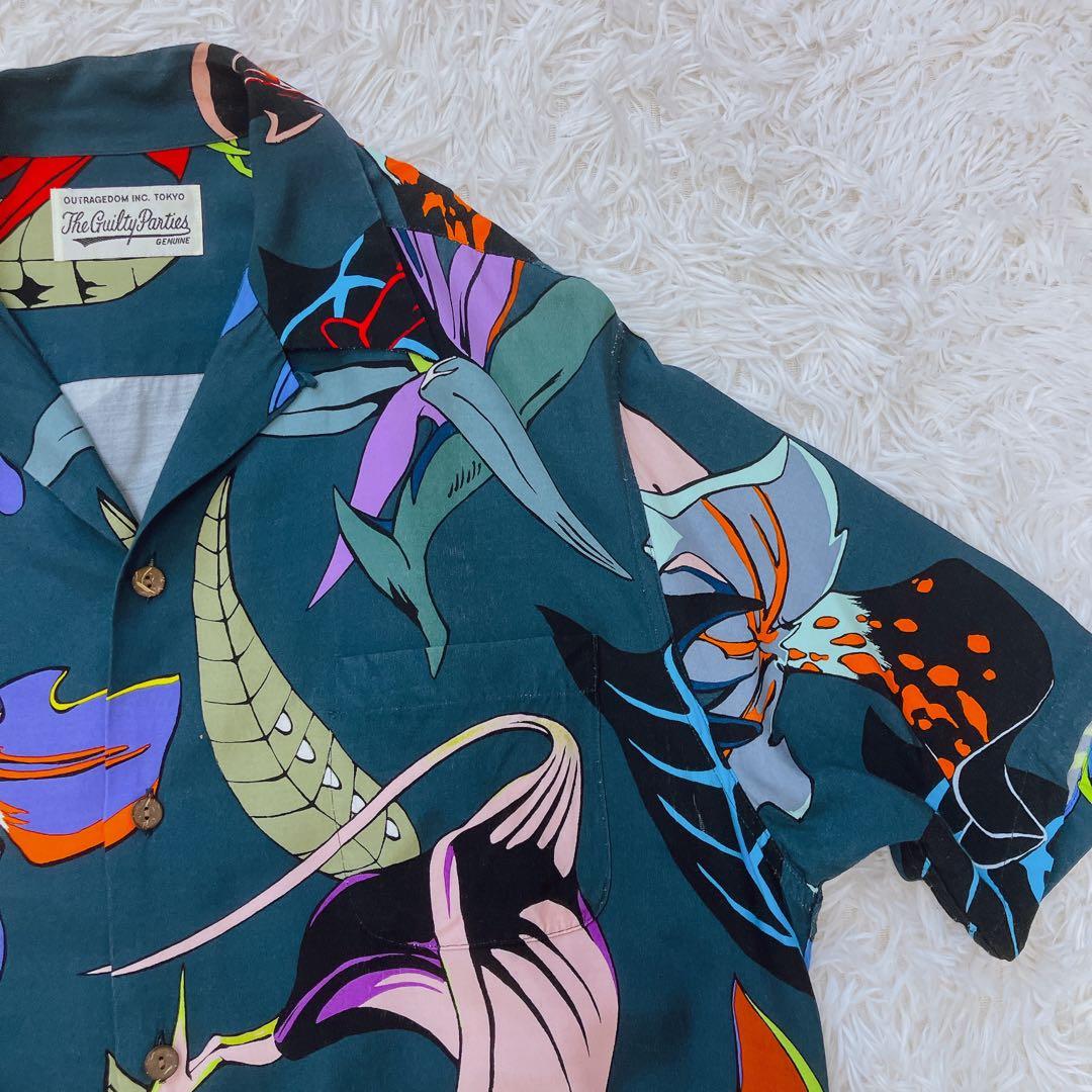 WACKO MARIA 開襟シャツ 21ss 天国東京百花図 ワコマリア アロハ