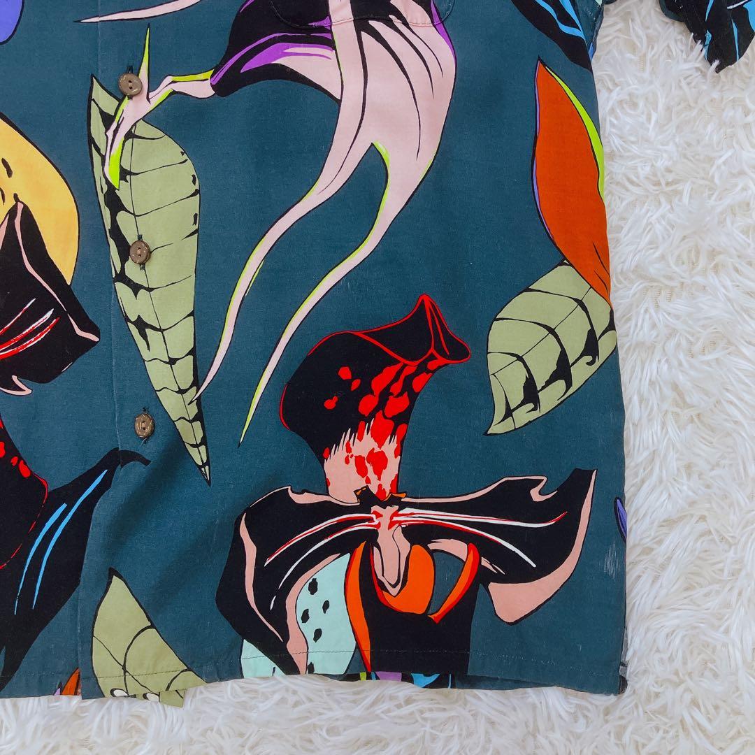 WACKO MARIA 開襟シャツ 21ss 天国東京百花図 ワコマリア アロハ