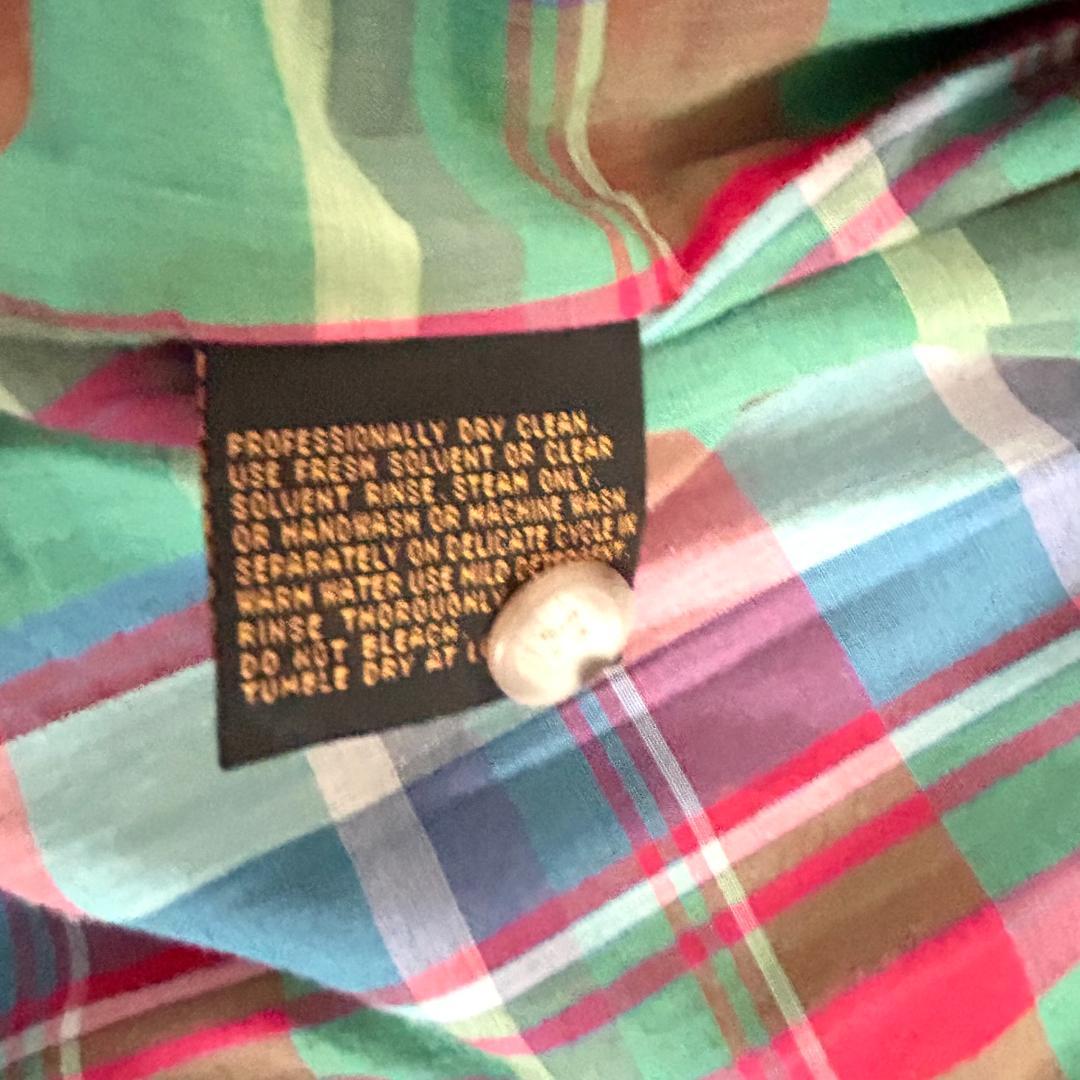 エディーバウアー ジャケット ハリントンジャケット ネイビー チェックM