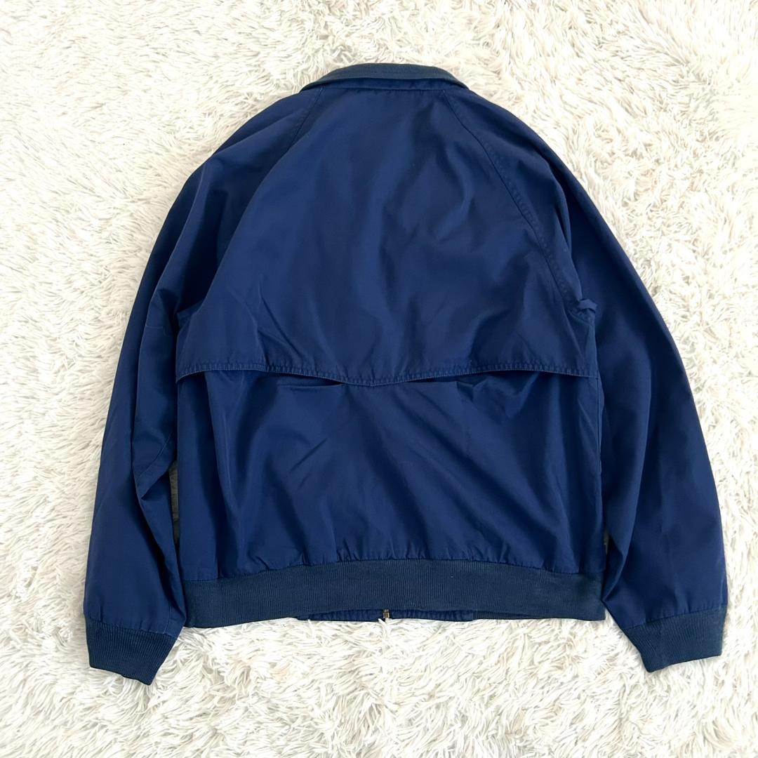 エディーバウアー ジャケット ハリントンジャケット ネイビー チェックM