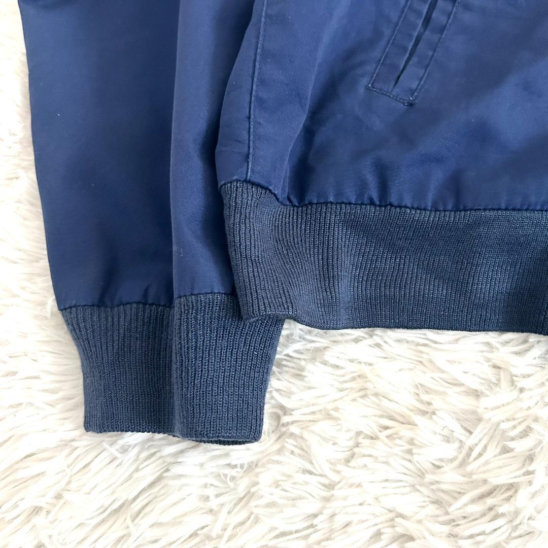 エディーバウアー ジャケット ハリントンジャケット ネイビー チェックM