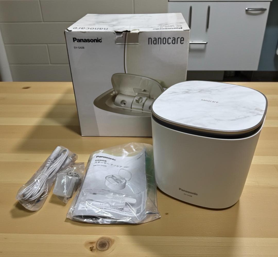【ほぼ未使用】 パナソニック スチーマー ナノケア EH-SA0B 美顔器