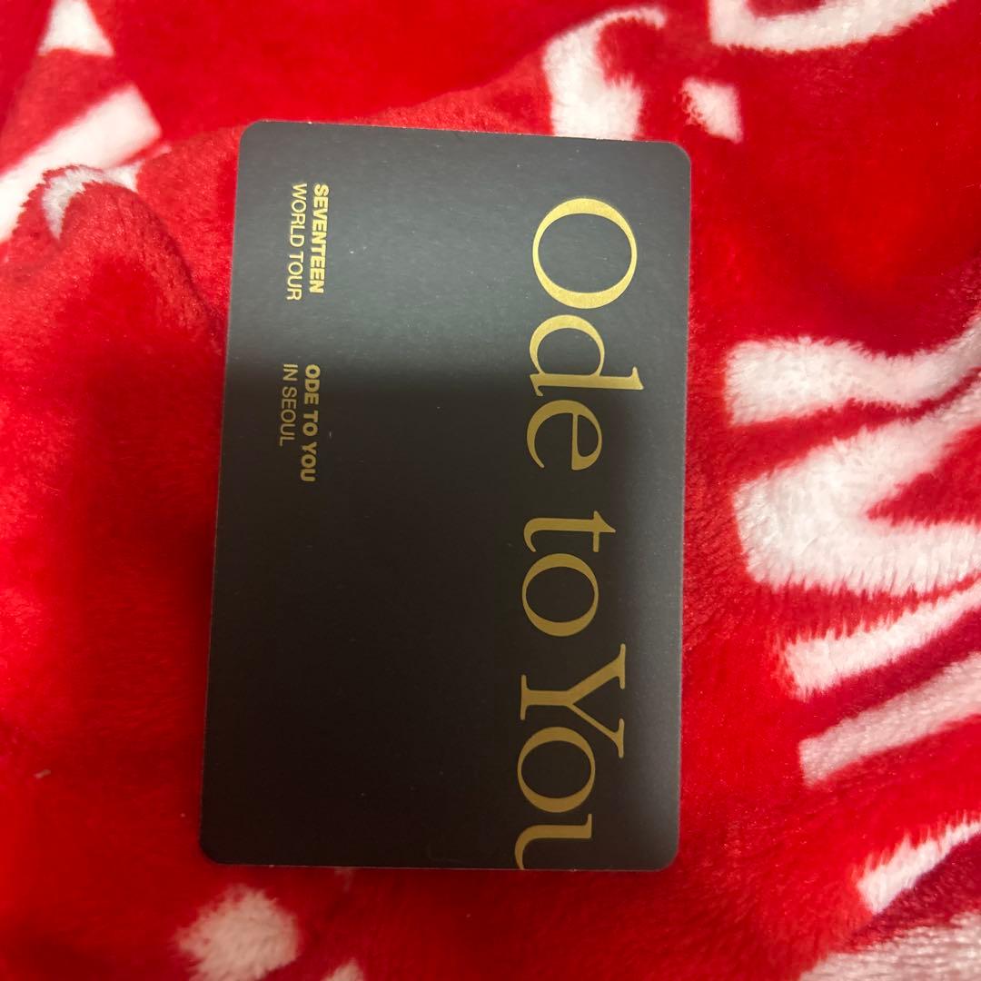 SEVENTEEN ジョンハン ode to you DVDトレカ