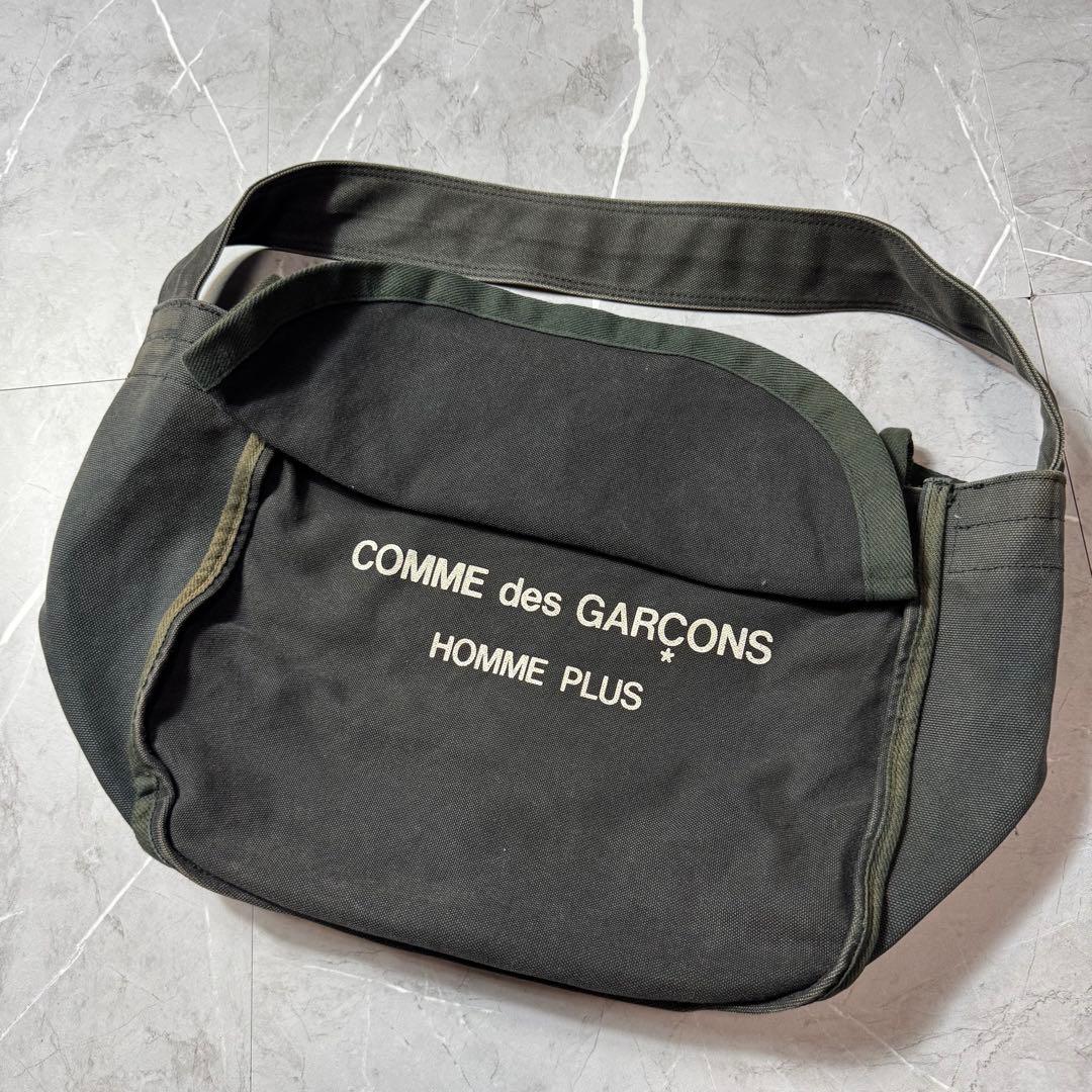 コムデギャルソンオムプリュス　ニュースペーパーバッグ　ロゴ　アーカイブ　雰囲気系