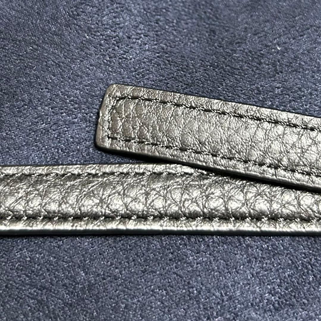 【美品】objcts.io アジャスタブルレザーストラップ一体型 マイクロバッグ