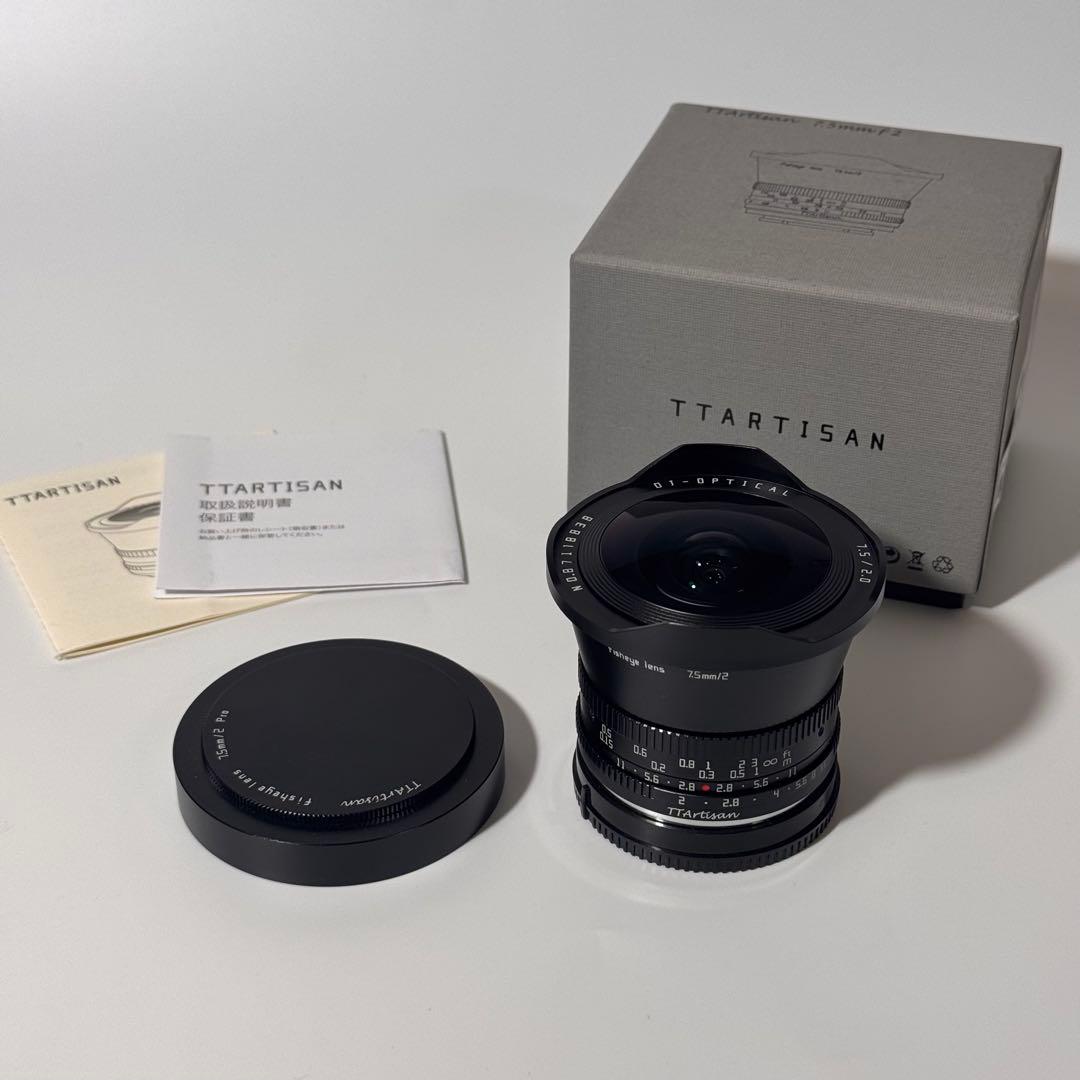 【新品同様】ソニーEマウント魚眼/銘匠光学 TTArtisan 7.5mm f2