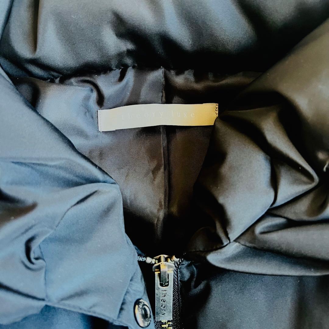 良品＊theory luxe セオリーリュクス ダウンコート アウター 40L黒