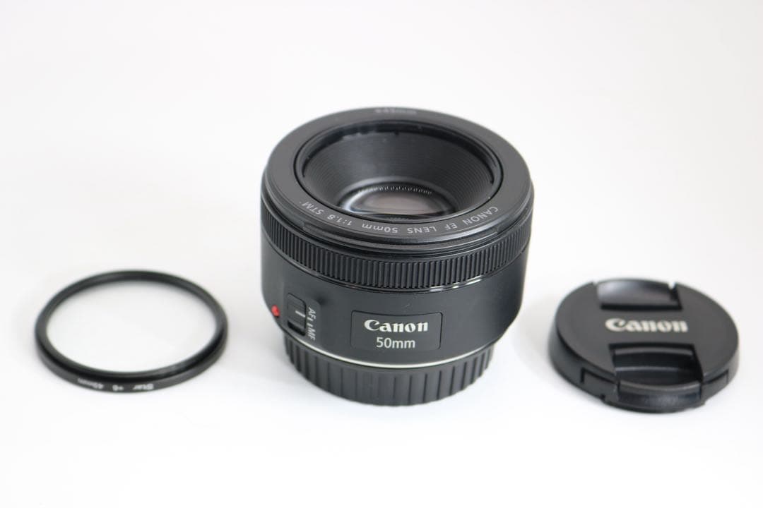 新品級 【Canon EF50mm F1.8 STM】 単焦点レンズ 安心保証◎