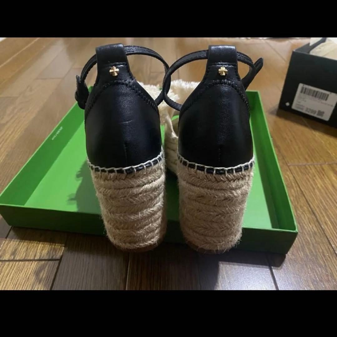 katespade フローリッシュ エスパドリーユ ウェッジ サンダル