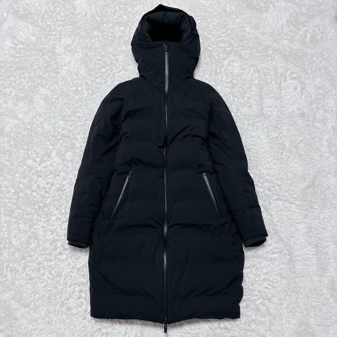 lululemon ルルレモン ダウンコート フーデッドコート ロングコート 黒
