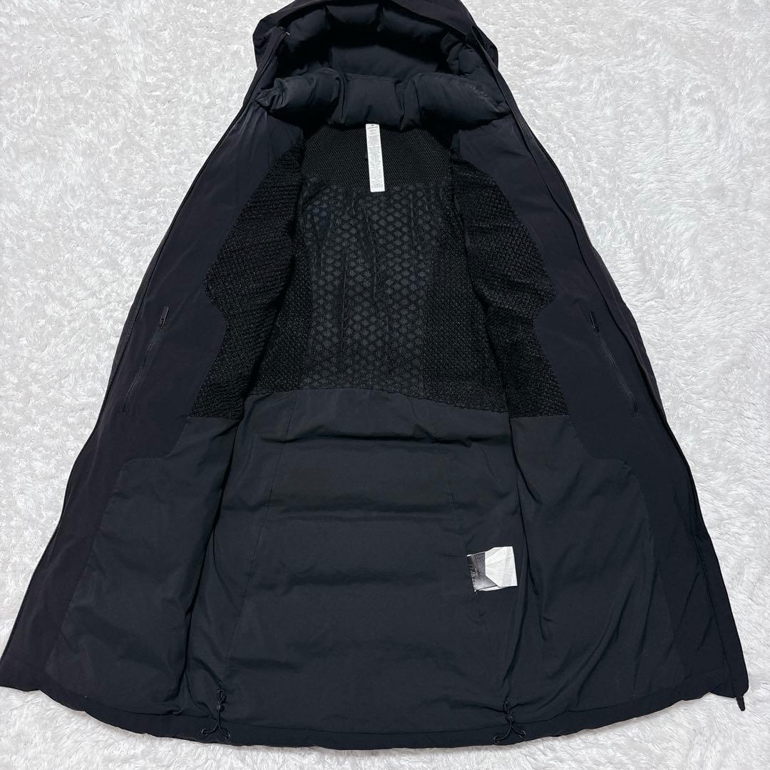 lululemon ルルレモン ダウンコート フーデッドコート ロングコート 黒