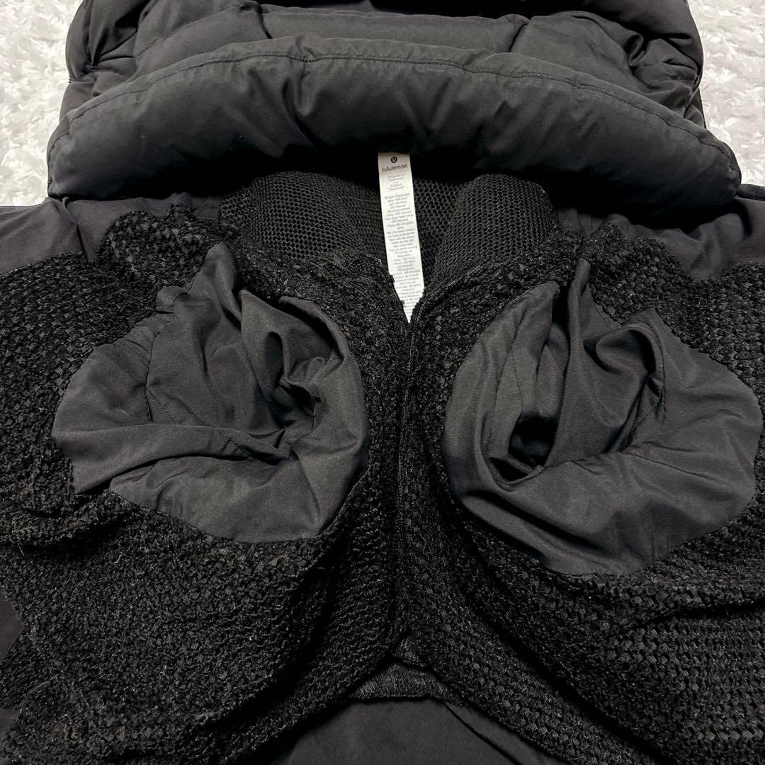 lululemon ルルレモン ダウンコート フーデッドコート ロングコート 黒