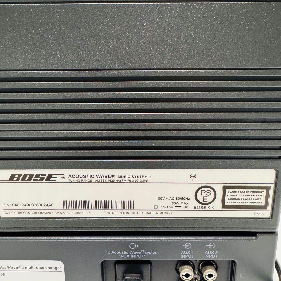 ラジオ・コンポ BOSE ACOUSTIC WAVE MUSIC SYSTEM II