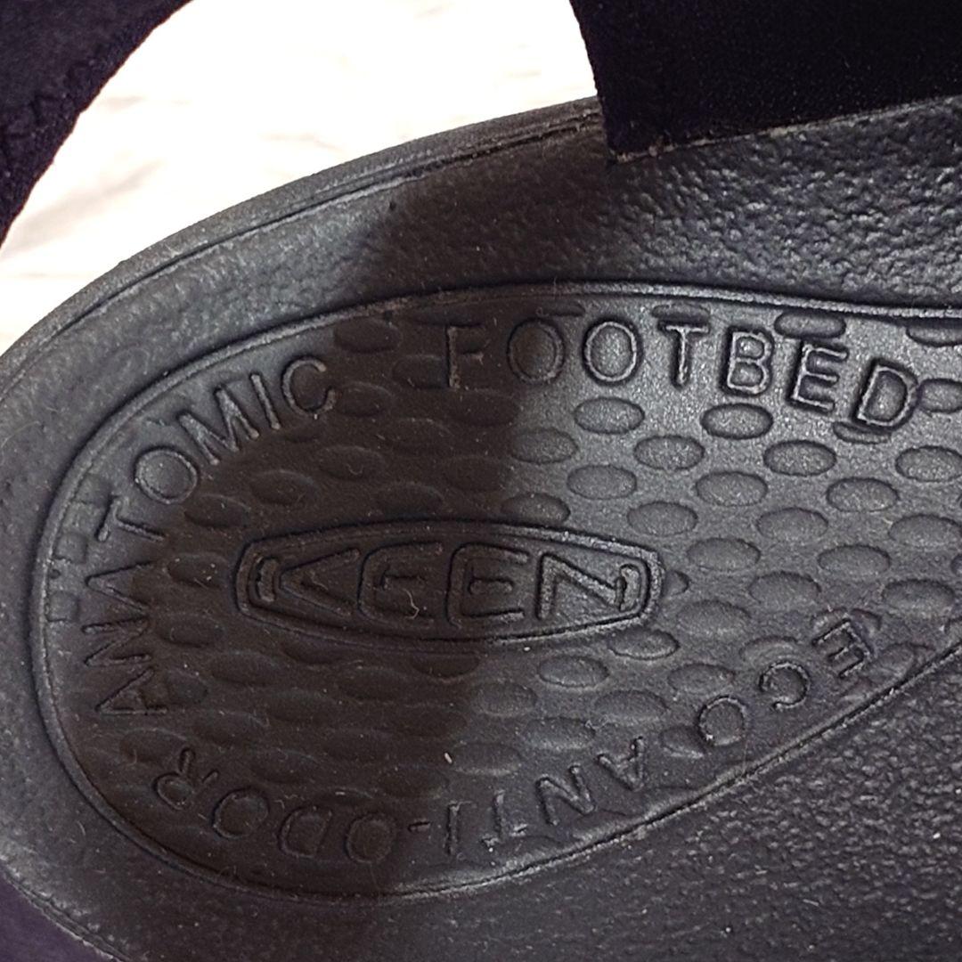 美品 KEEN UNEEK ASTORIA キーン サンダル 靴 25 ブラック