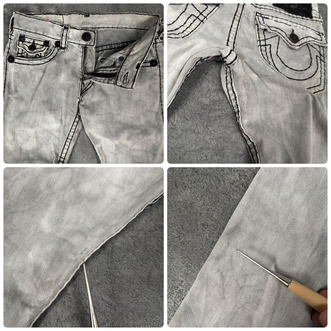 TRUE RELIGION RICKY SUPER T ダメージ加工デニムパンツ