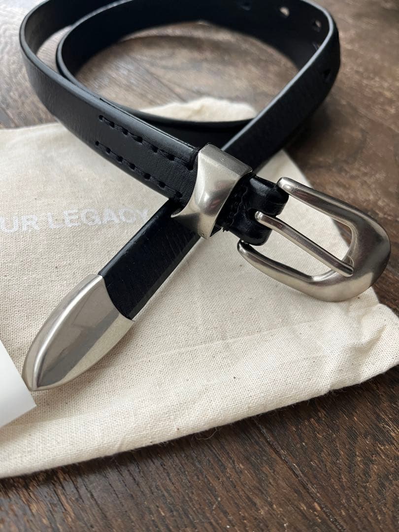 【週末まで価格】OUR LEGACY BLACK LEATHER 80