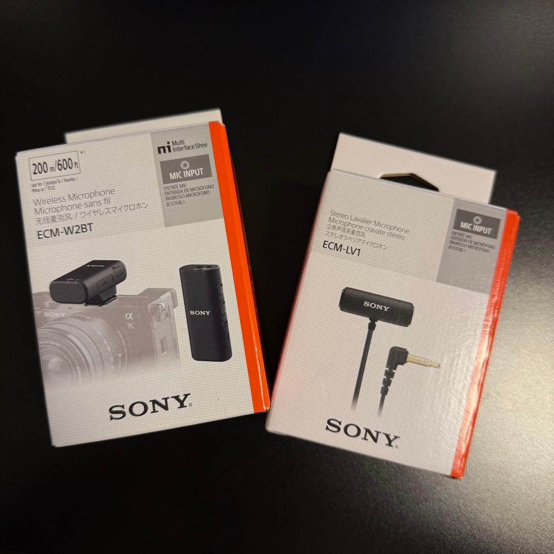KMRR　SONY ワイヤレスマイク ECM-W2BT & ECM-LV1