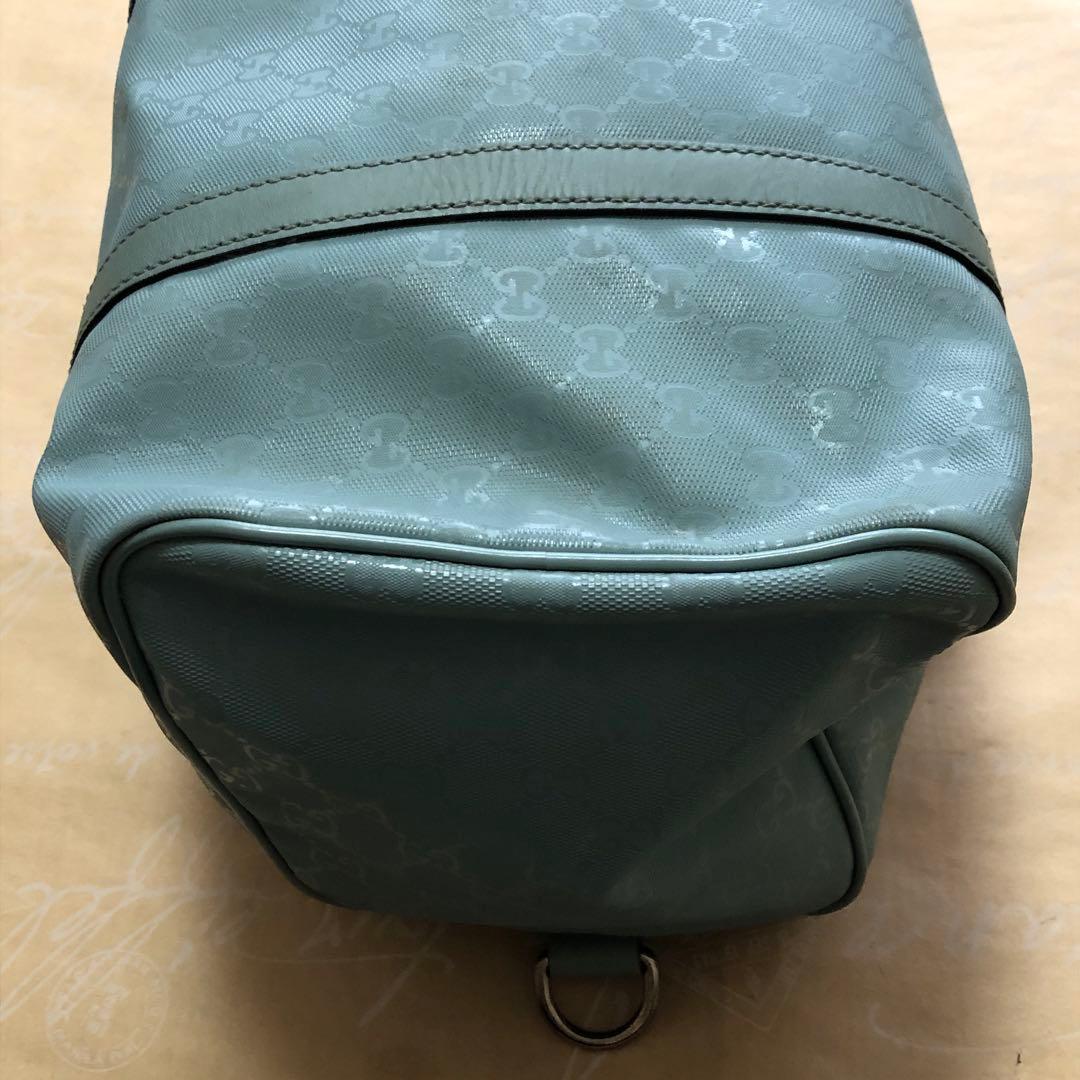 グッチ ハンドバッグ ミニボストン GGスプリーム 緑 FS389