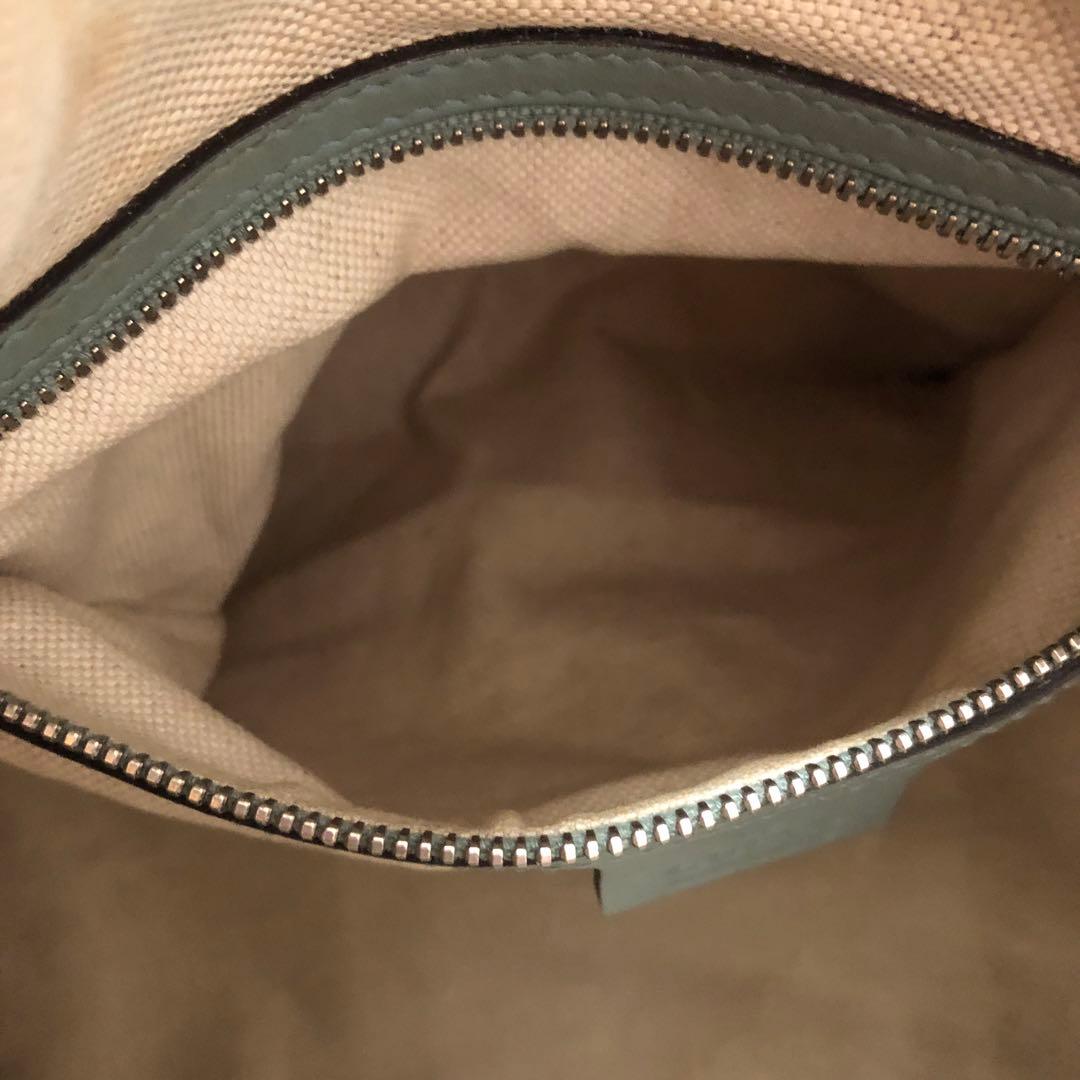 グッチ ハンドバッグ ミニボストン GGスプリーム 緑 FS389