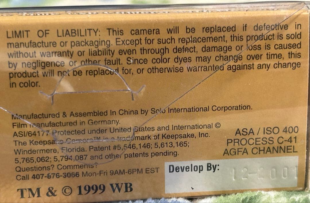 【激レア当時物】新品未開封 ルーニーテューンズ ハワイ 使い捨てカメラ