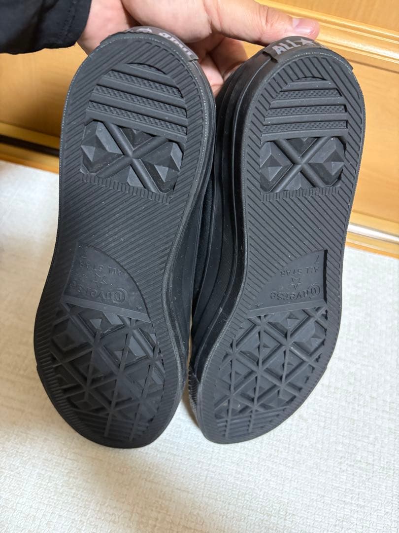 オールスター　GORE-TEX OX ALLSTAR ブラックモノトーン　US7