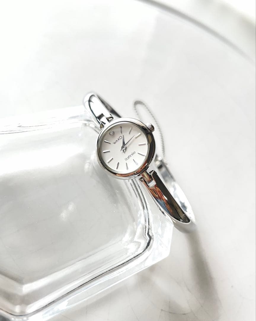 【お盆値下げ中】和光　ブレスレットウォッチ　腕時計　シルバー