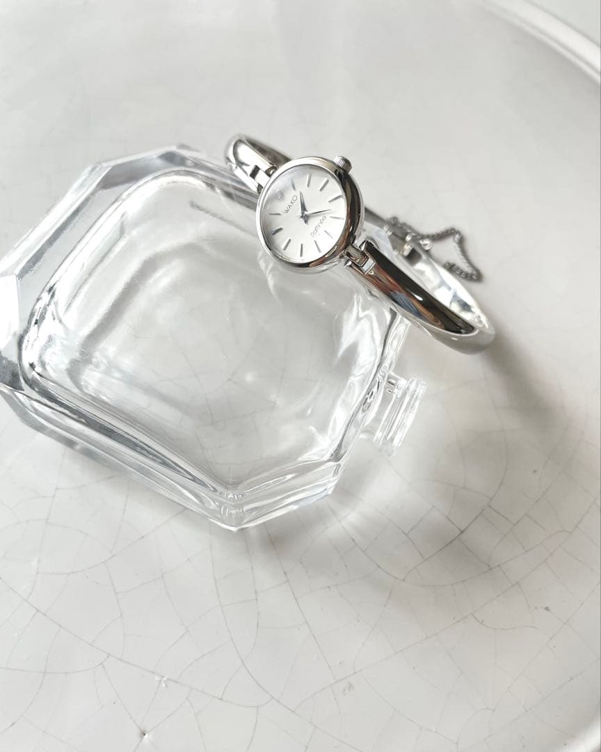 【お盆値下げ中】和光　ブレスレットウォッチ　腕時計　シルバー