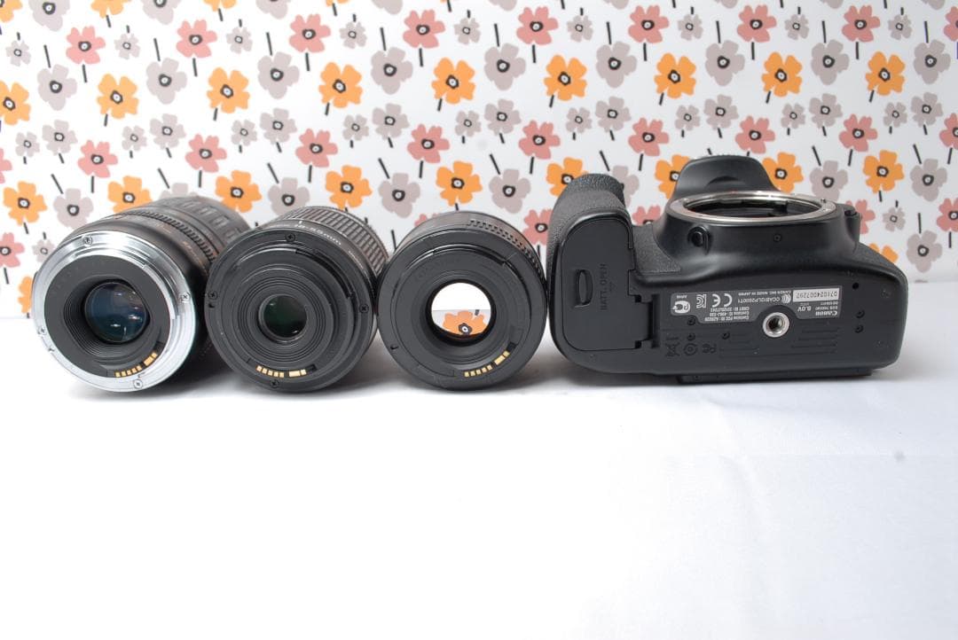 ❤Canon EOS 70D❤トリプルレンズ❤Wi-Fi接続❤単焦点レンズ付き❤
