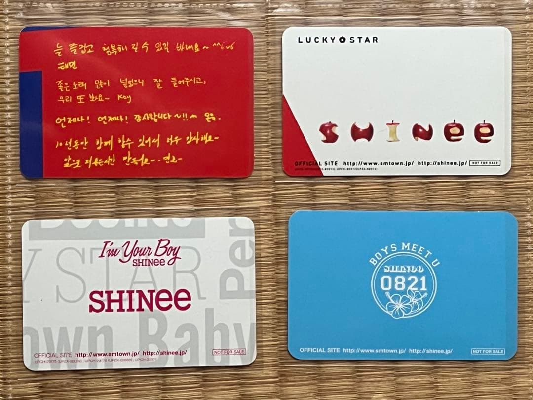 SHINee カードセット