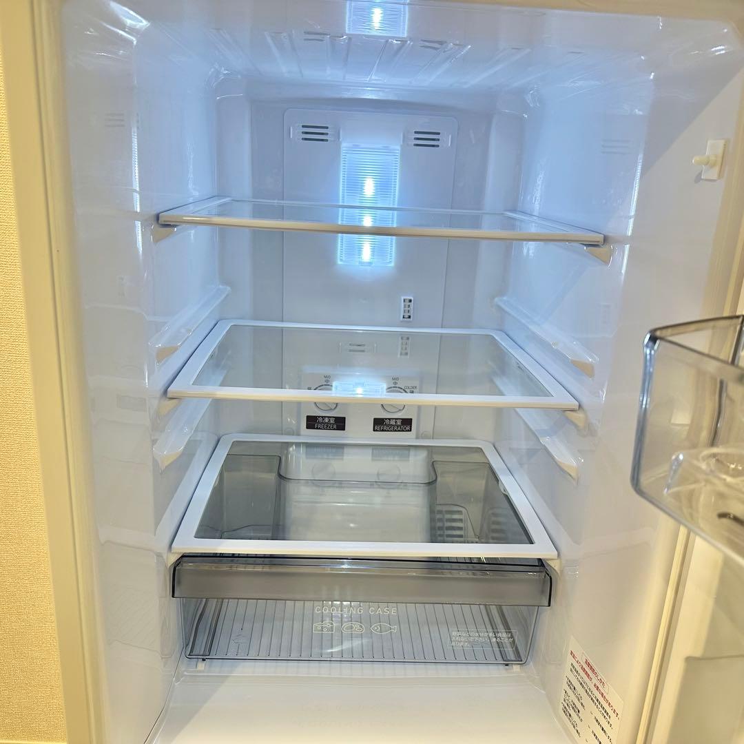 三菱電機 冷蔵庫 MR-P15H-W 146L 2ドア 右開き