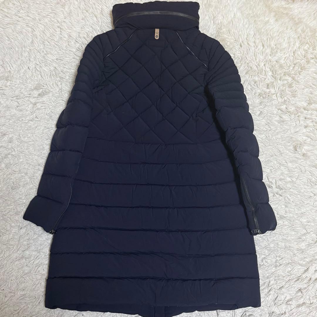 グースダウン✨マッカージュ ダウンコート 2way ロング L ネイビー