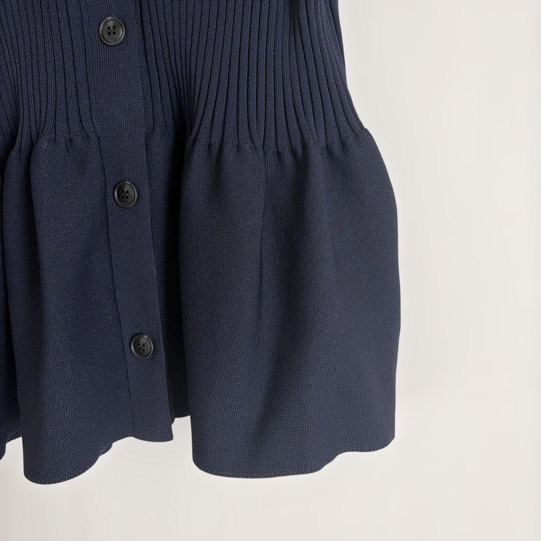 ガリャルダガランテ　ペプラム2wayカーデ ネイビー