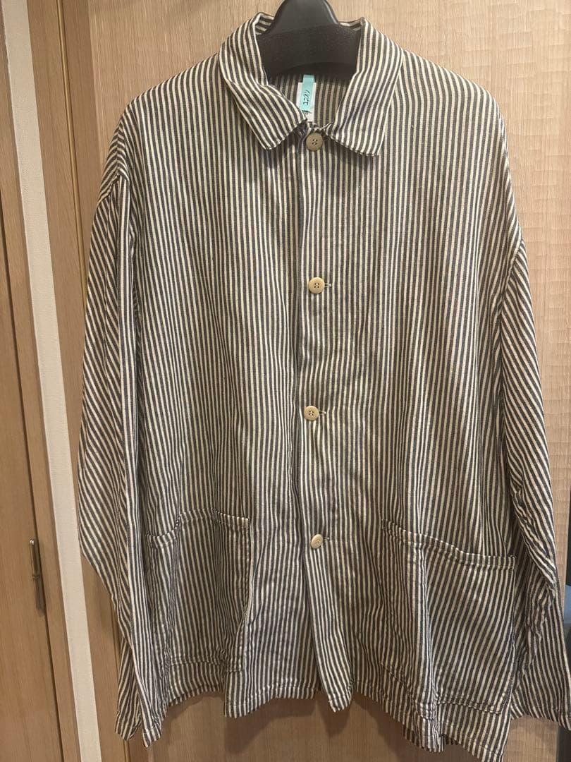 comoli コモリ ストライプワークジャケット