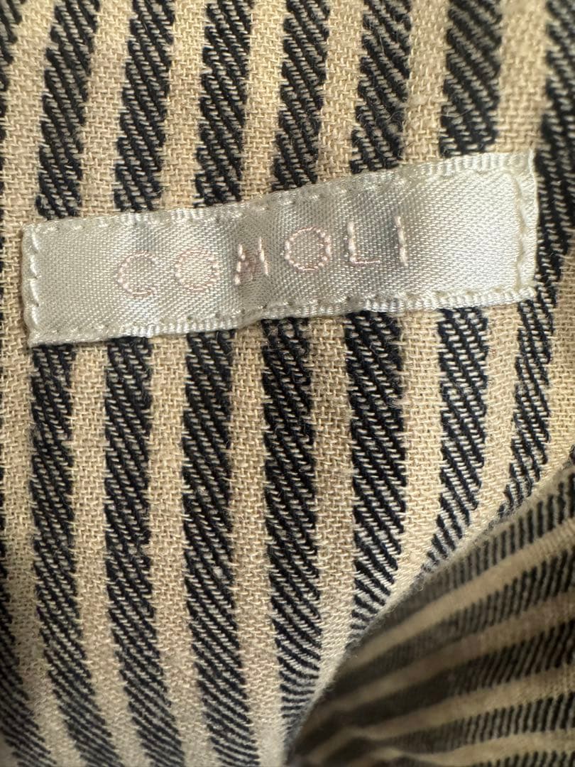 comoli コモリ ストライプワークジャケット