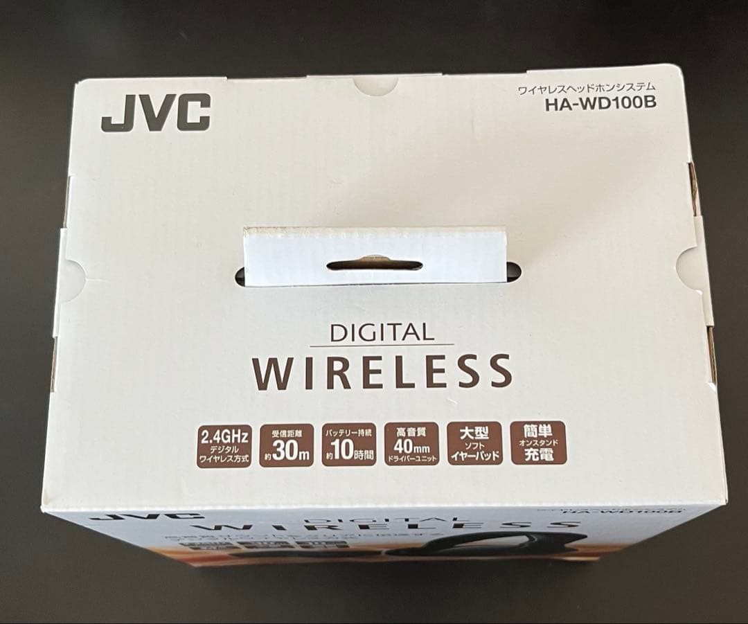 【新品】JVC KENWOOD ワイヤレスヘッドホンシステム　HA-WD100B