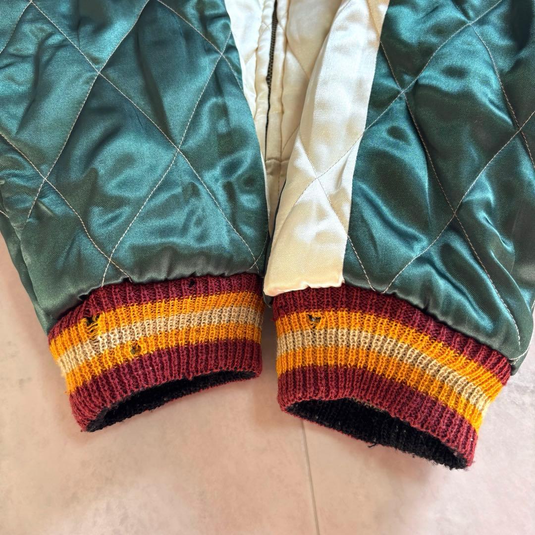 わ*き様 【入手困難】名作 東洋エンタープライズ 髑髏 スカジャン 中綿 リバー