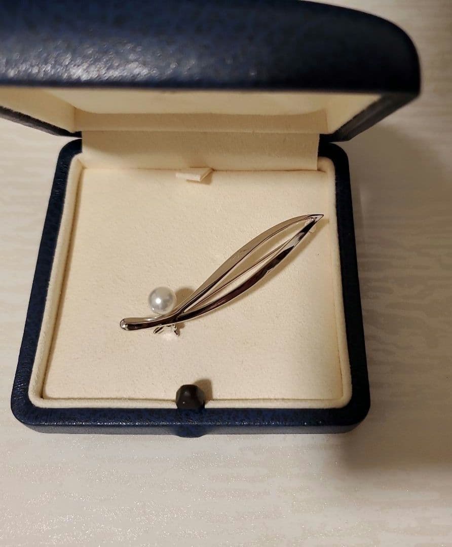 MIKIMOTO ミキモト　真珠　パール　ブローチ