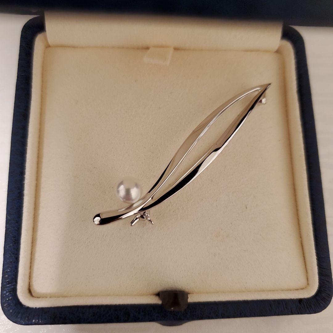 MIKIMOTO ミキモト　真珠　パール　ブローチ