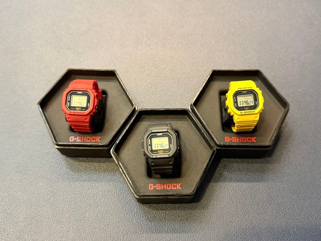 CASIO G-SHOCK NANO DWN-5600 3色セット