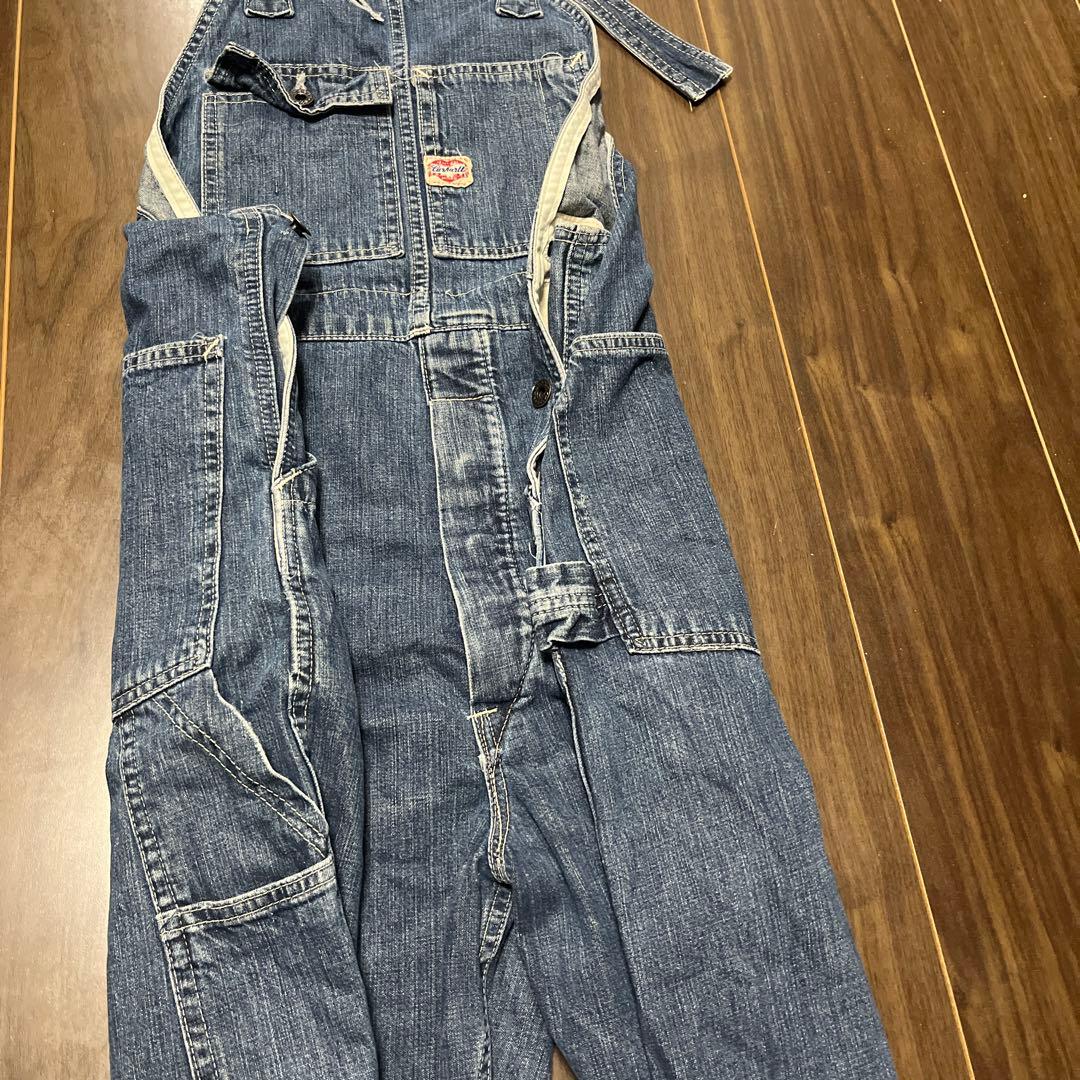 90s carhartt ハートタグ デニムオーバーオール 復刻　ユニセックス