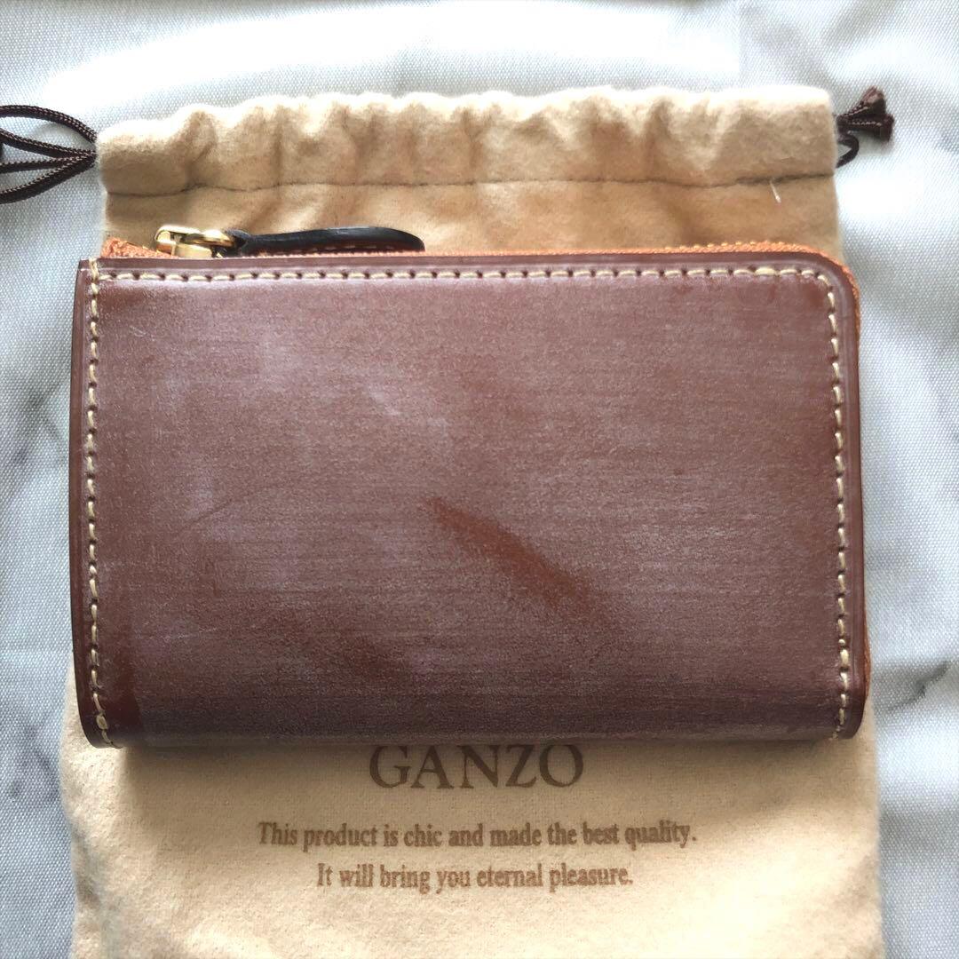 【新品】GANZO ガンゾ　Lファスナー小銭入れ　コンパクト財布　ミニ財布