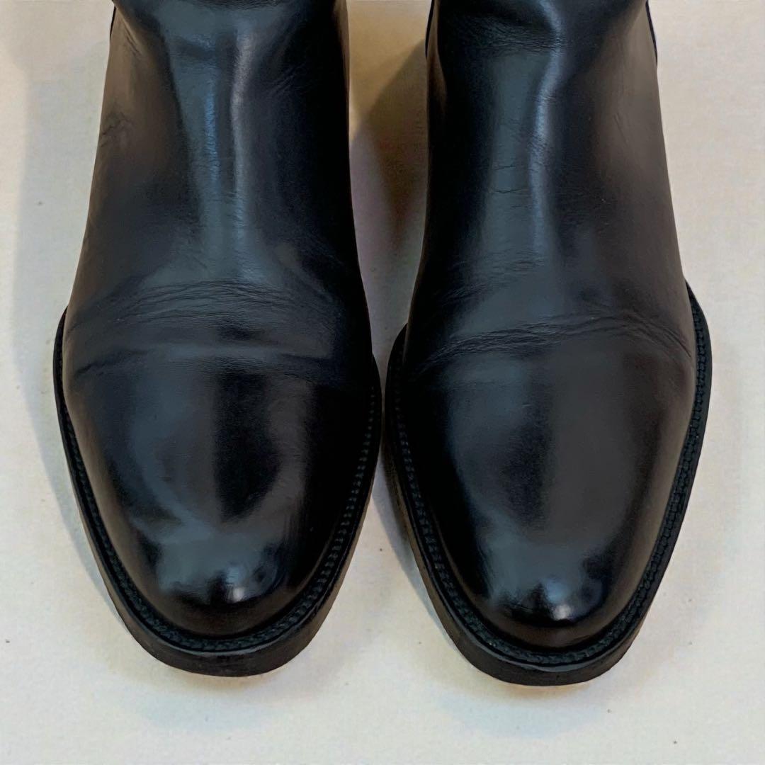 SARTORE サルトル　シングルバッグベルト　ジョッキーブーツ　ブラック