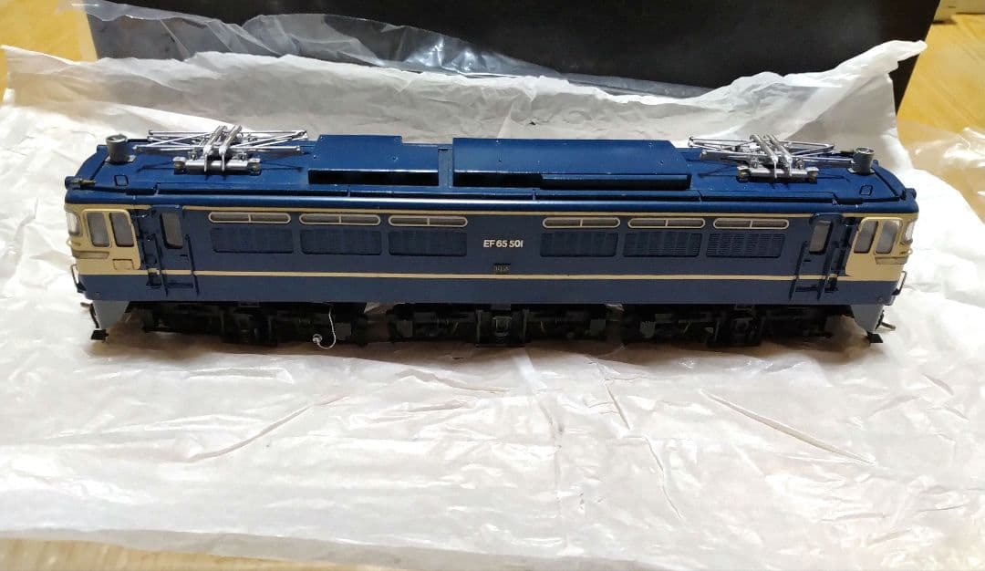 天賞堂HOゲージ　EF65形500番台ブルートレイン牽引電気機関車　ブラスモデル