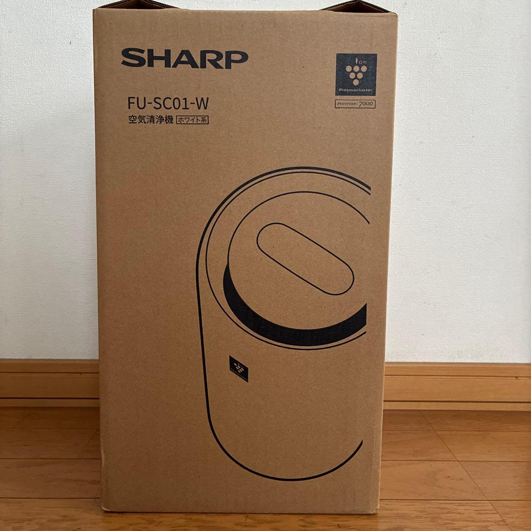 シャープ SHARP 空気清浄機 プラズマクラスター FU-SC01-W