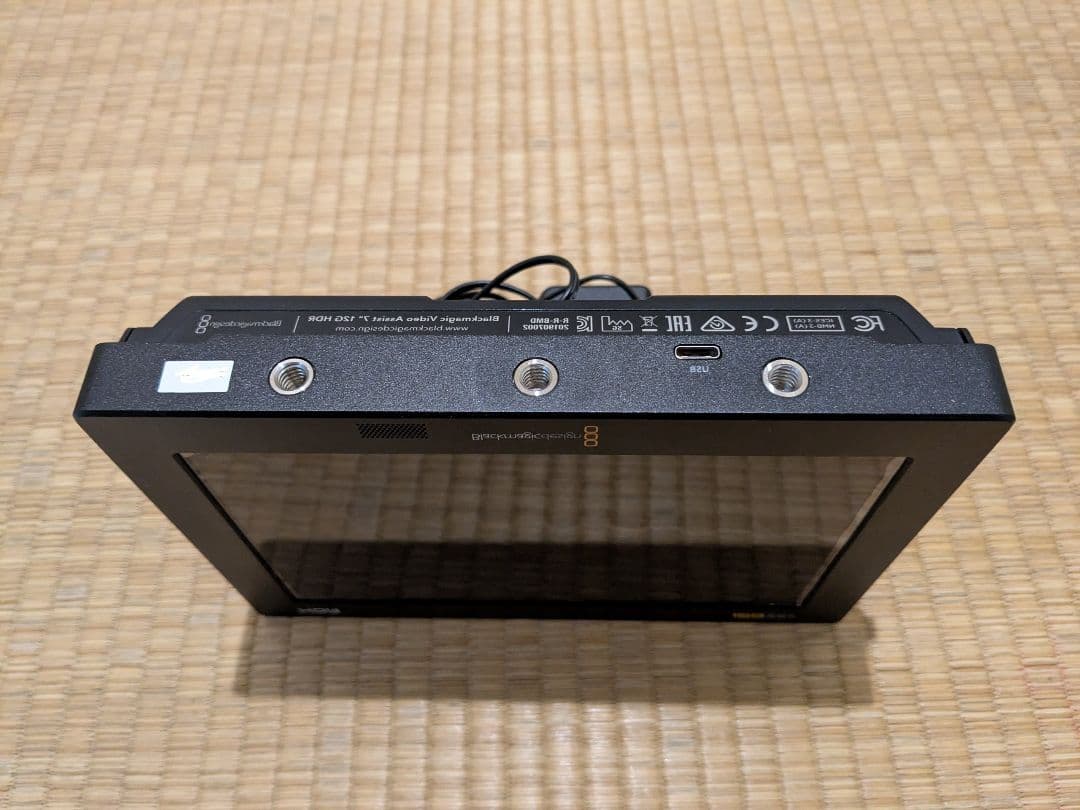 Blackmagic design video assist 7インチ 12G