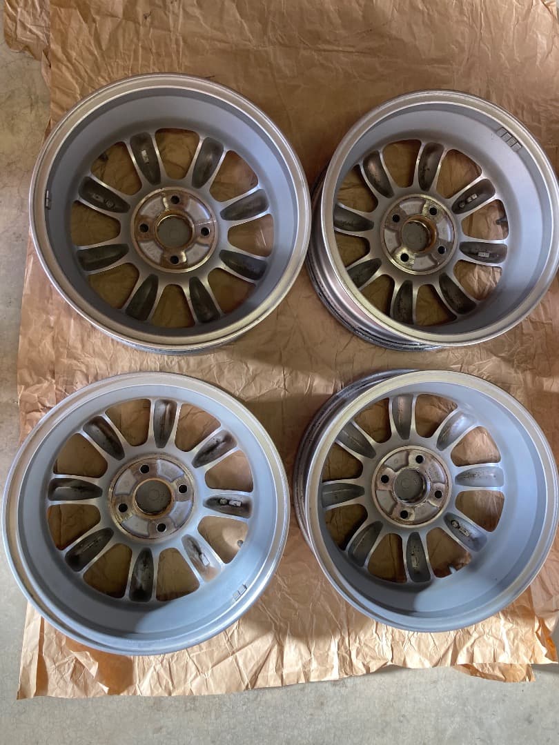 MINILITEアルミホイール15インチ　中古美品4本セット(ナット付き)