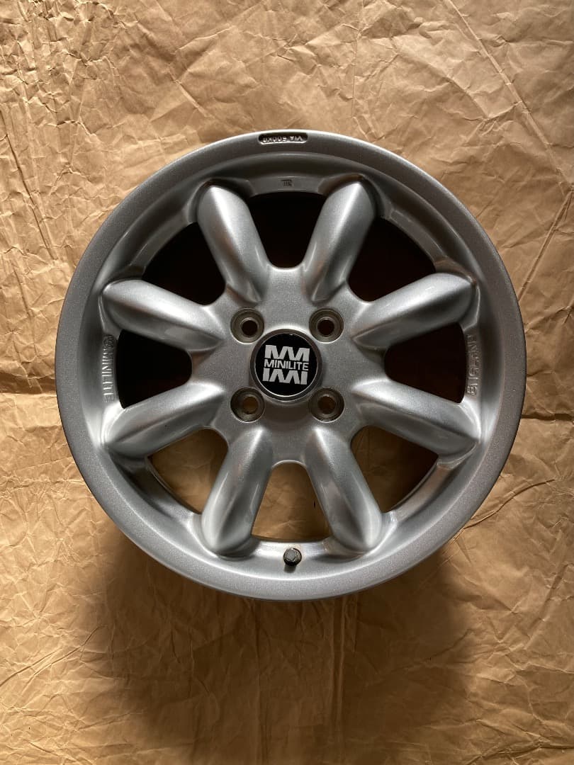 MINILITEアルミホイール15インチ　中古美品4本セット(ナット付き)
