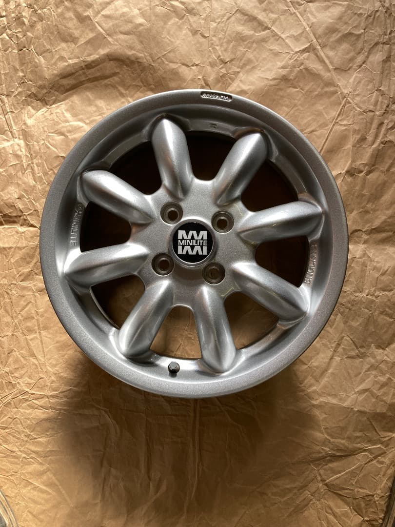 MINILITEアルミホイール15インチ　中古美品4本セット(ナット付き)