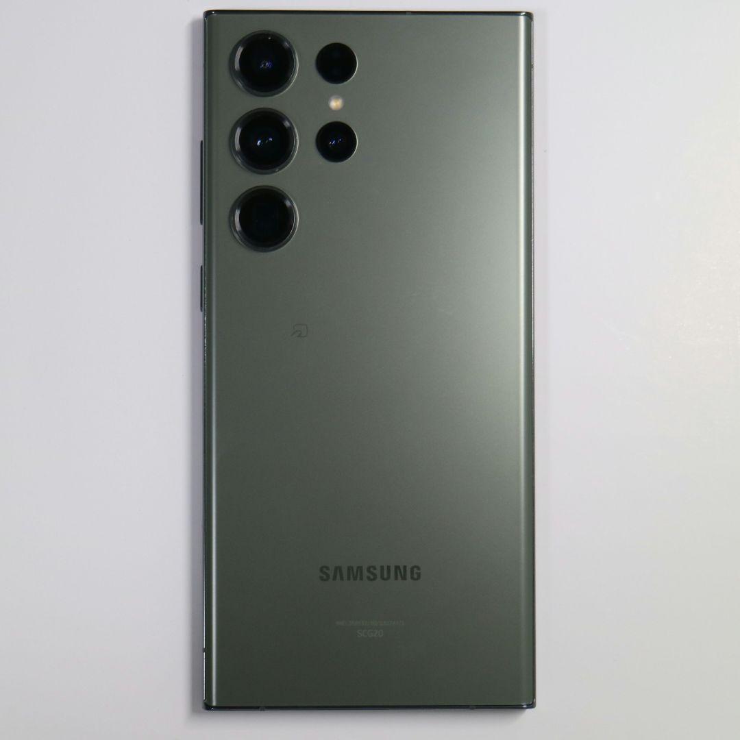 【ペン無し 画面キズ】 Galaxy S23 Ultra グリーン au版